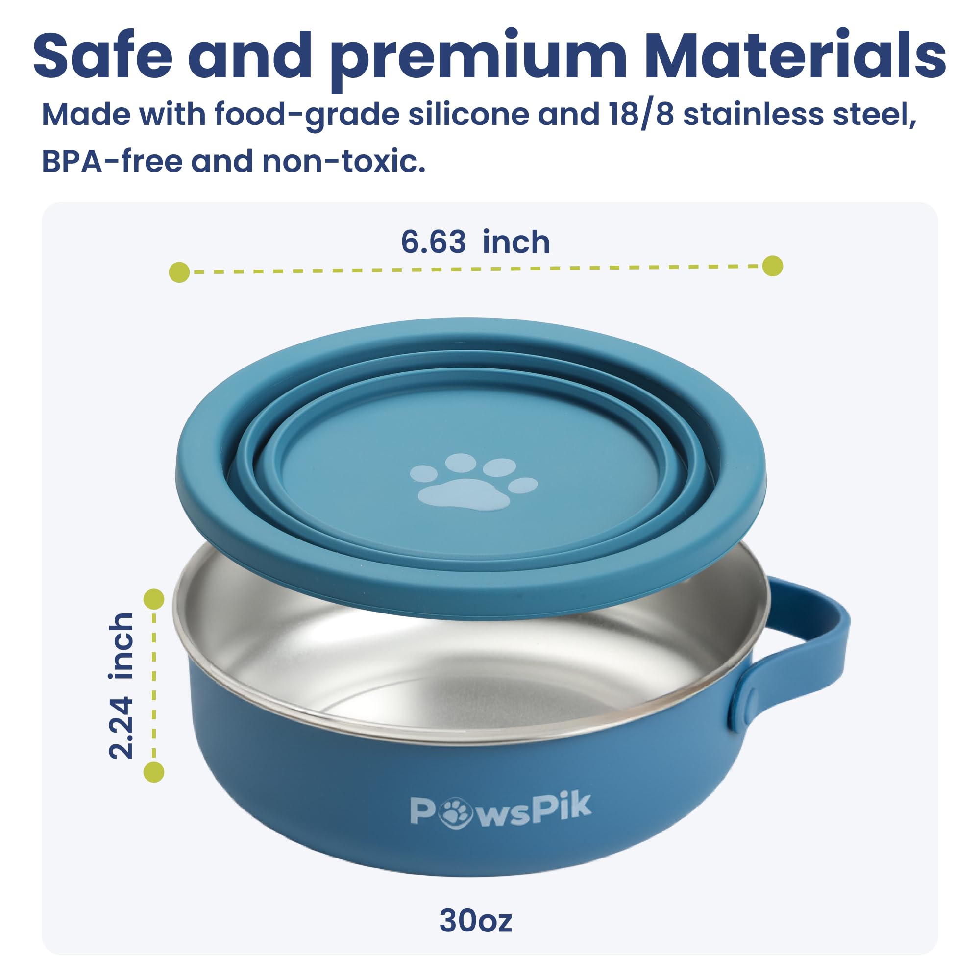 PAWSPIK stockage compact, parfait pour sac à dos et voyages.