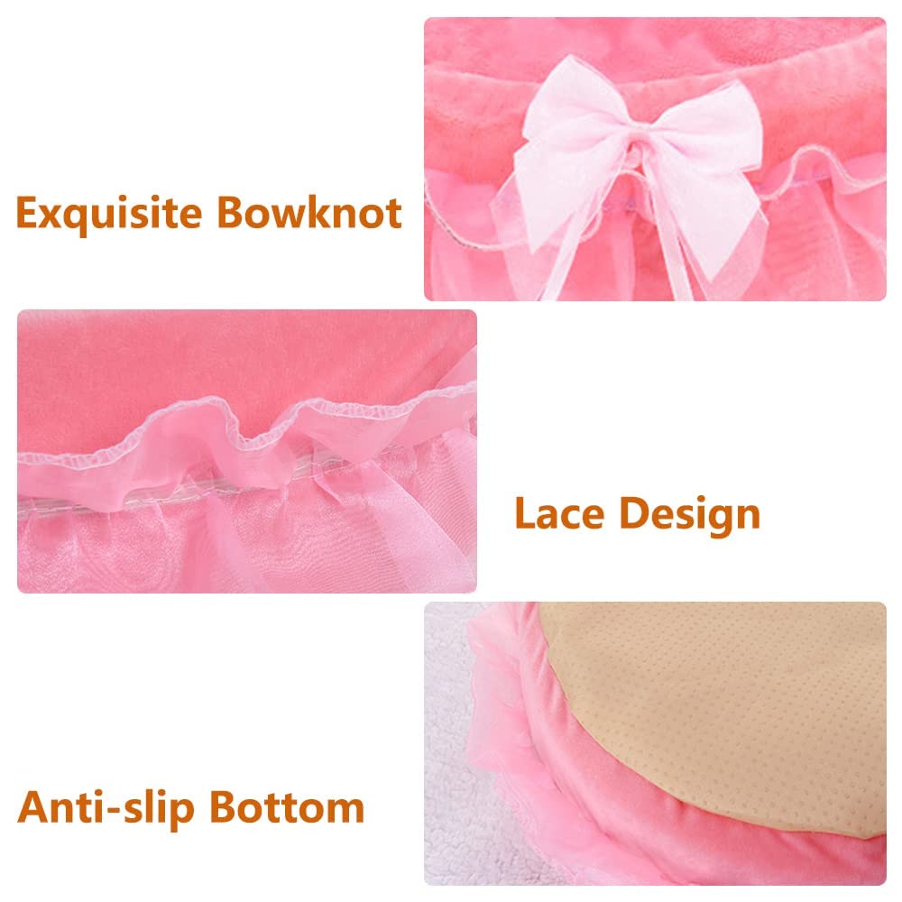 Nid pour chat compact, cocon confortable pour petites tailles.