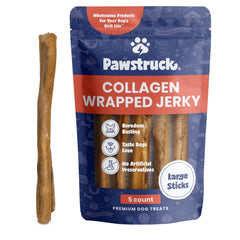 Pawstruck 2-en-1 baton grand: récompense naturelle et enrichissement mental.