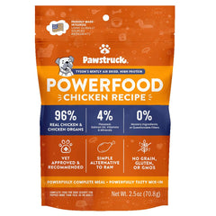 Pawstruck alimentation air seche poulet échantillon 2-5oz, pratique à tester
