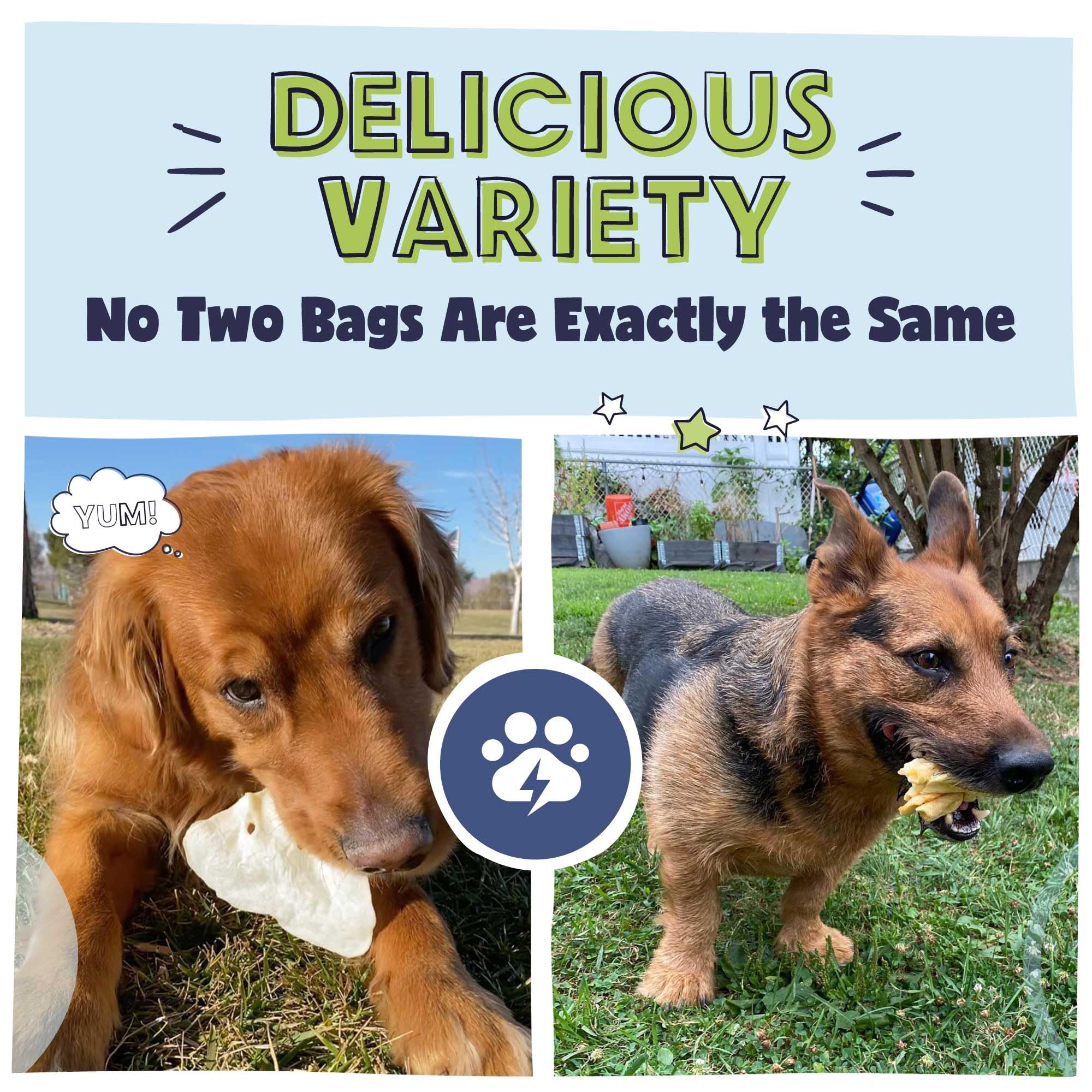 Pawstruck sabots de boeuf, protenines élevées et faible en gras
