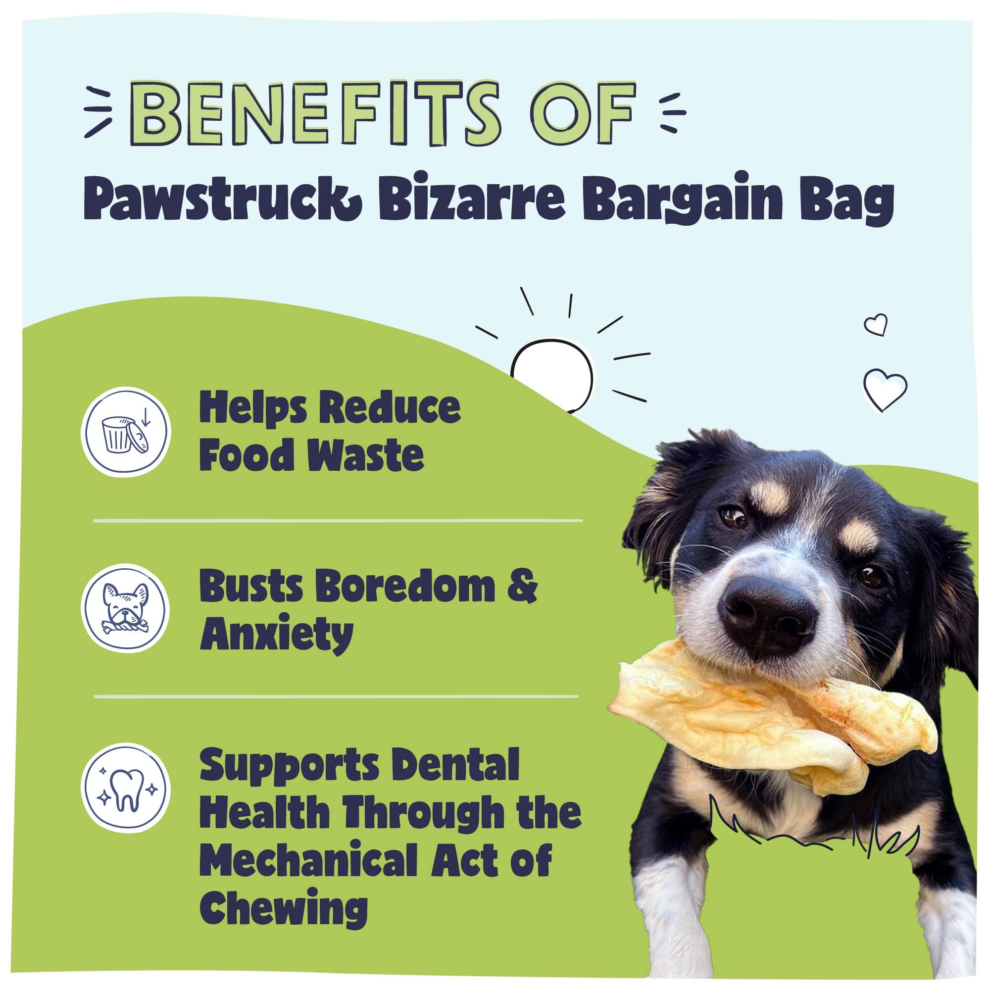 Pawstruck viande séchée, goût savoureux pour chiens aventuriers