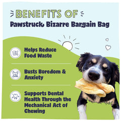 Pawstruck viande séchée, goût savoureux pour chiens aventuriers