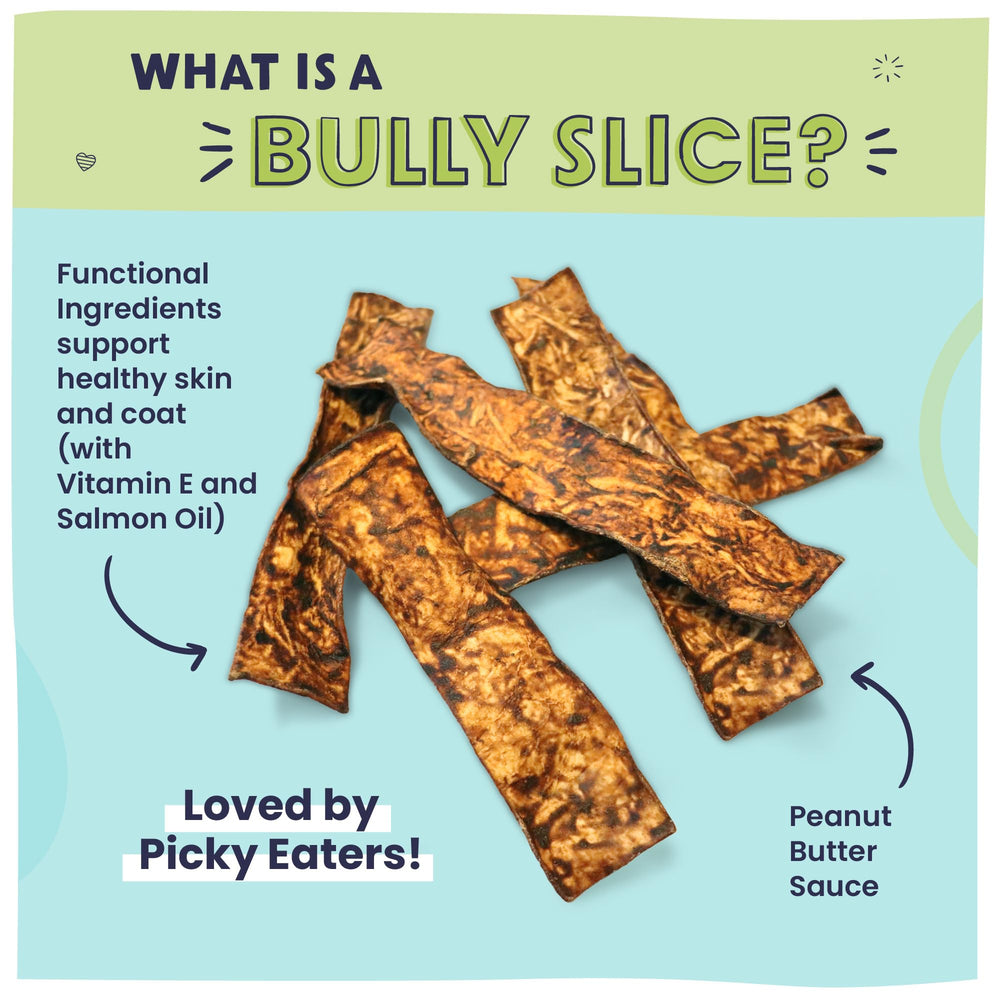 Pawstruck Bully Slices faibles en graisse idéal en régime
