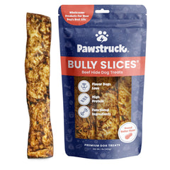Pawstruck Bully Slices paquet 1 lb, récompense durable pour chien