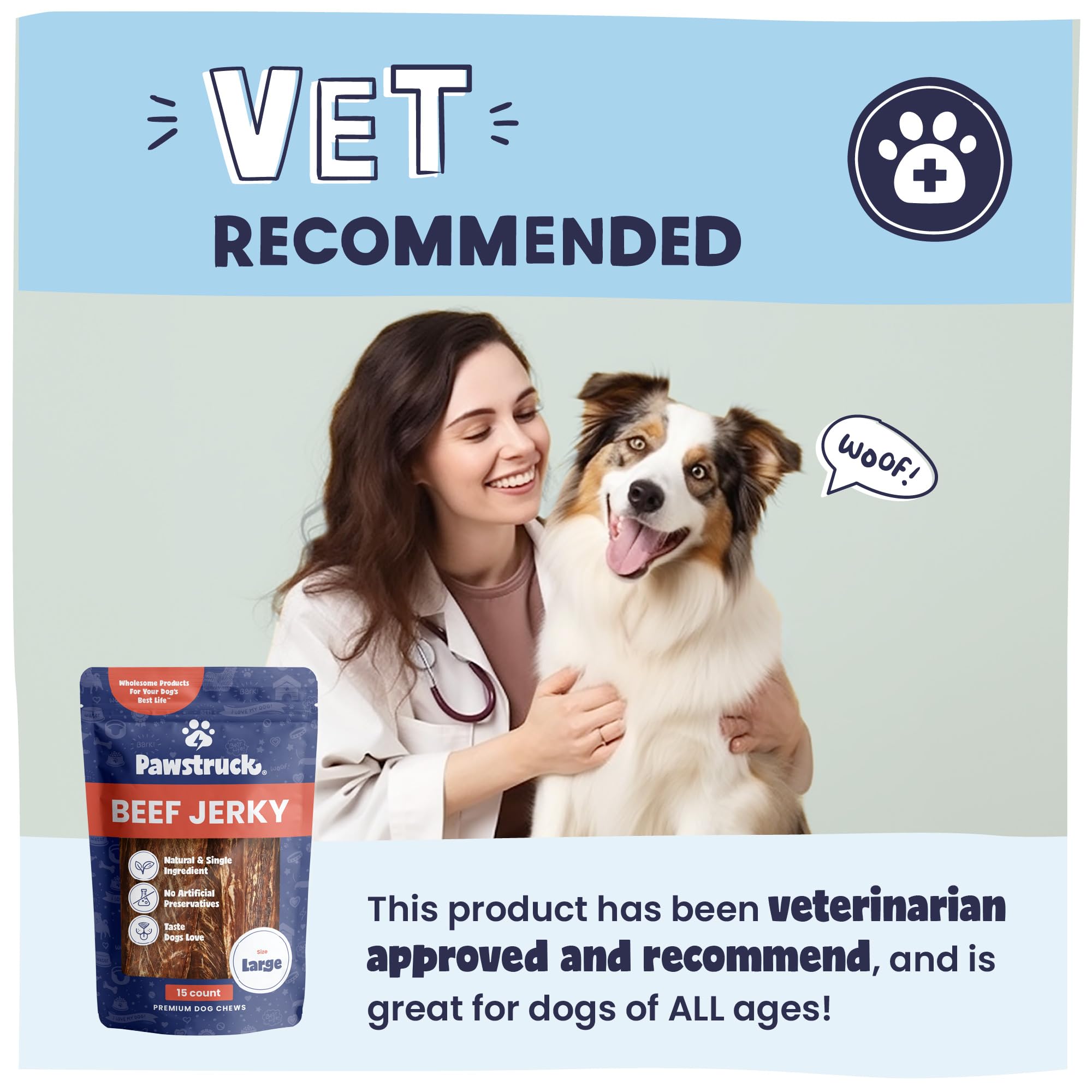 Pawstruck glucosamine et chondroïtine, soutien potentiel des articulations.