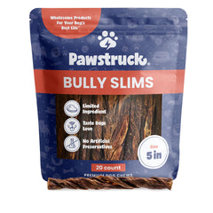 Pawstruck Goulets Boeuf 5 pouces pour petits chiens, friandise saine et adaptée.