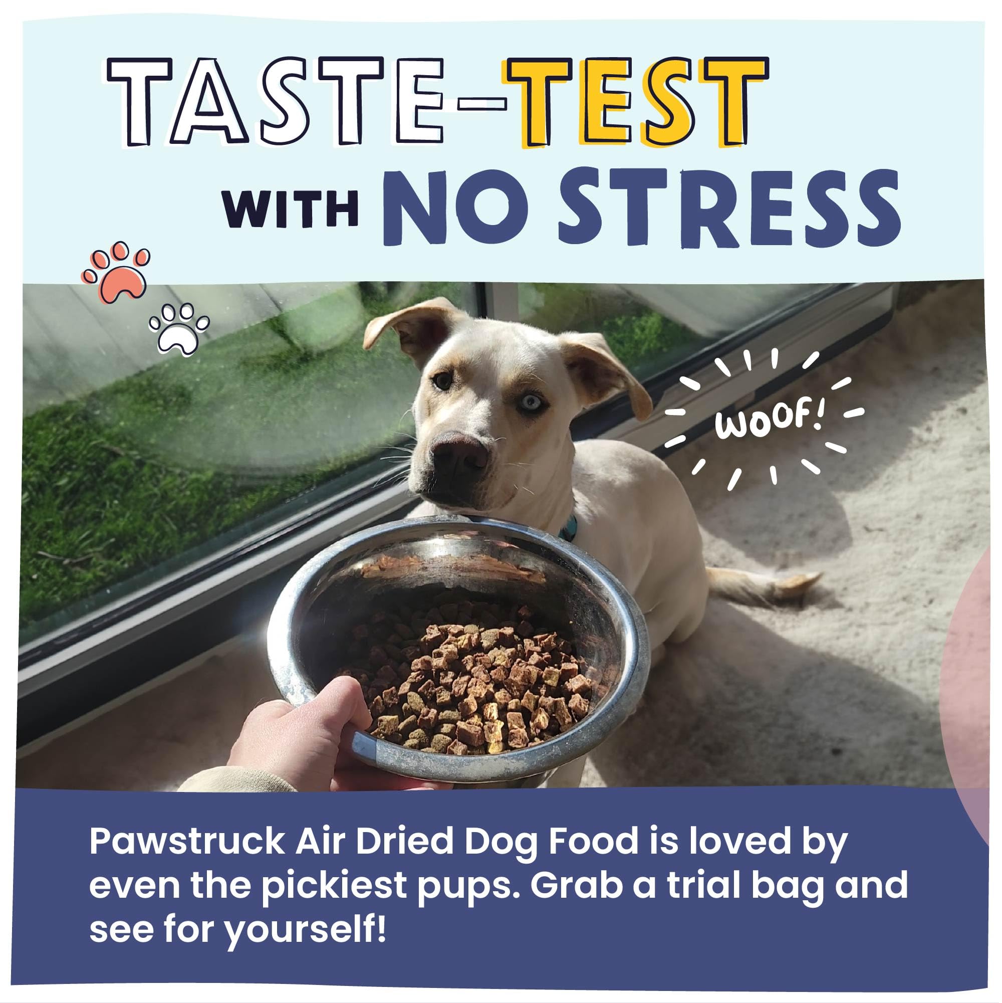 Pawstruck nutrition complète vétérinaire recommandée pour tous les chiens.