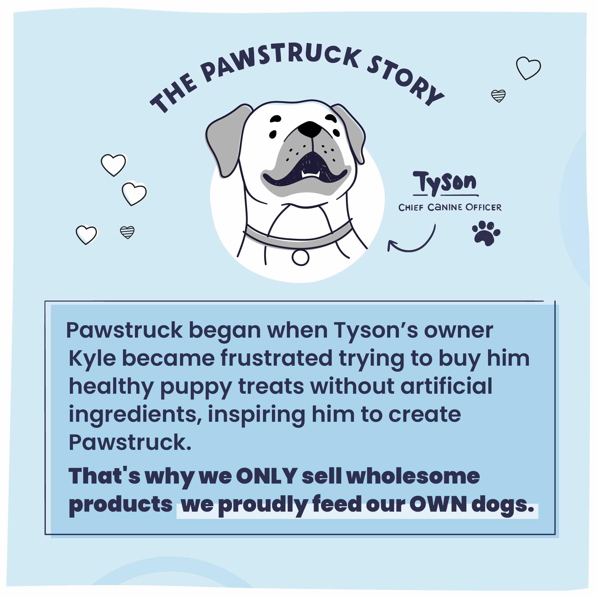 Pawstruck Petits chiots usage quotidien, 5 pouces facile a manipuler.