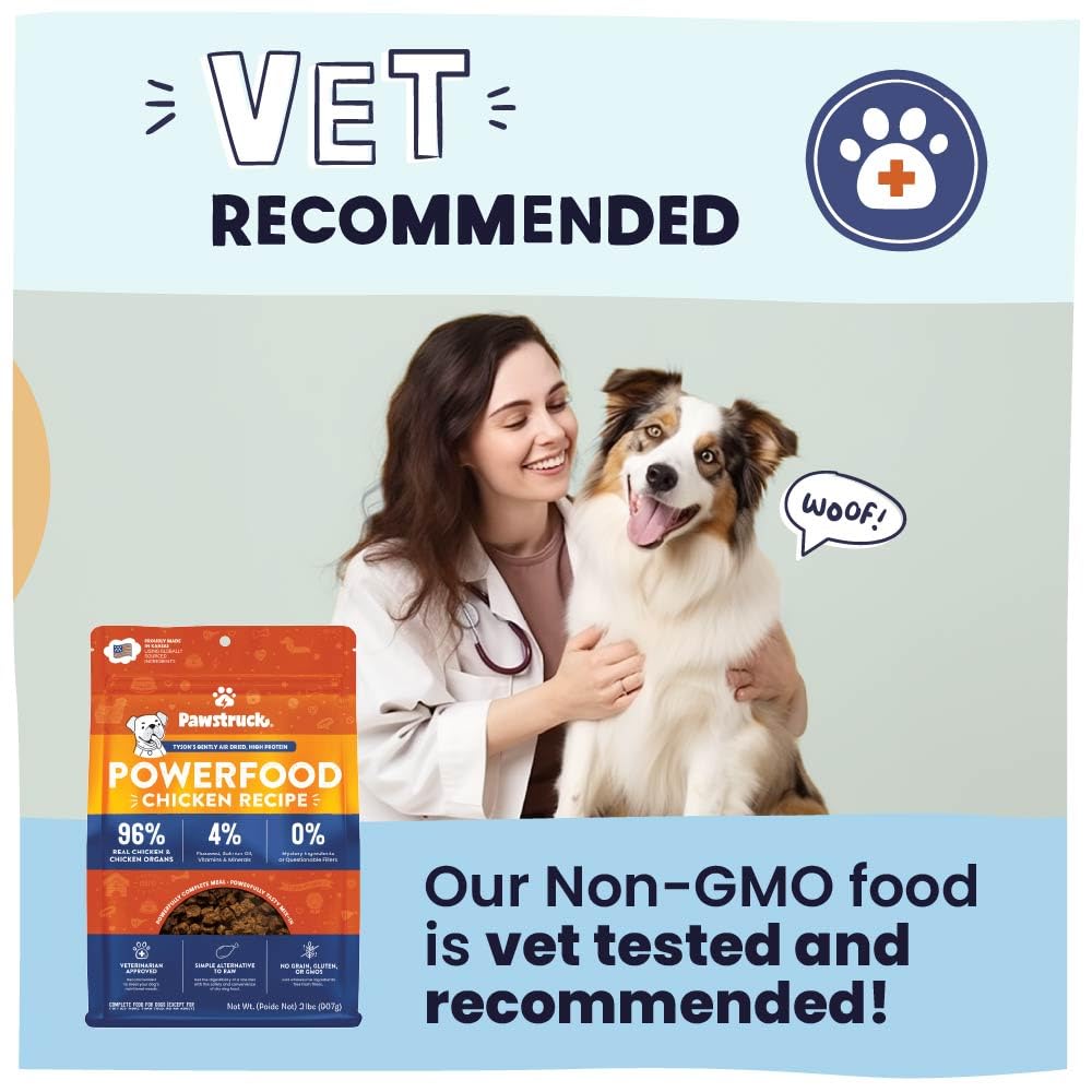 Pawstruck poulet sans céréales: option grain-free adaptée à certains régimes.