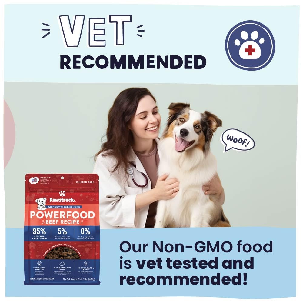 Pawstruck sans céréales boeuf, option saine pour chiens gourmands.