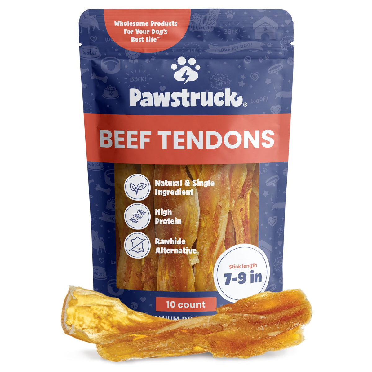 Pawstruck Tendon de Boeuf Gourmand, friandise naturelle, parfaite récompense.