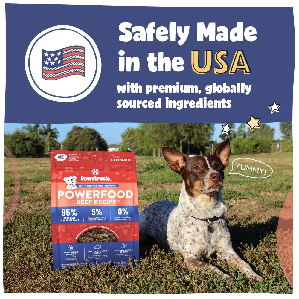 Pawstruck vitamines et minéraux ajoutés pour une nutrition complète.