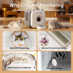 PawSwing aiguilles massage-peau douces offrent un massage apaisant sans irritations.
