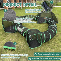 Pawtenda catio extérieur portable: enclos sécurisé pour sorties en plein air
