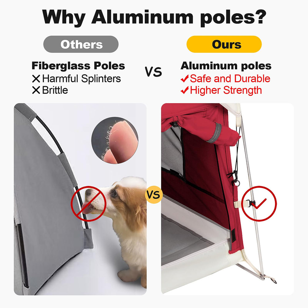 Pawthway Tente chien poids léger idéale pour voyage et camping.