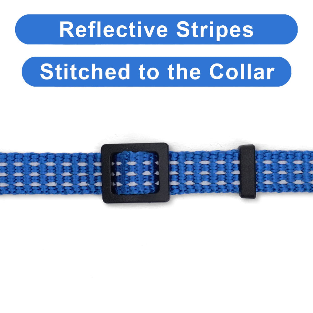 Pawtitas collier bleu avec clochette amovible pour repérage