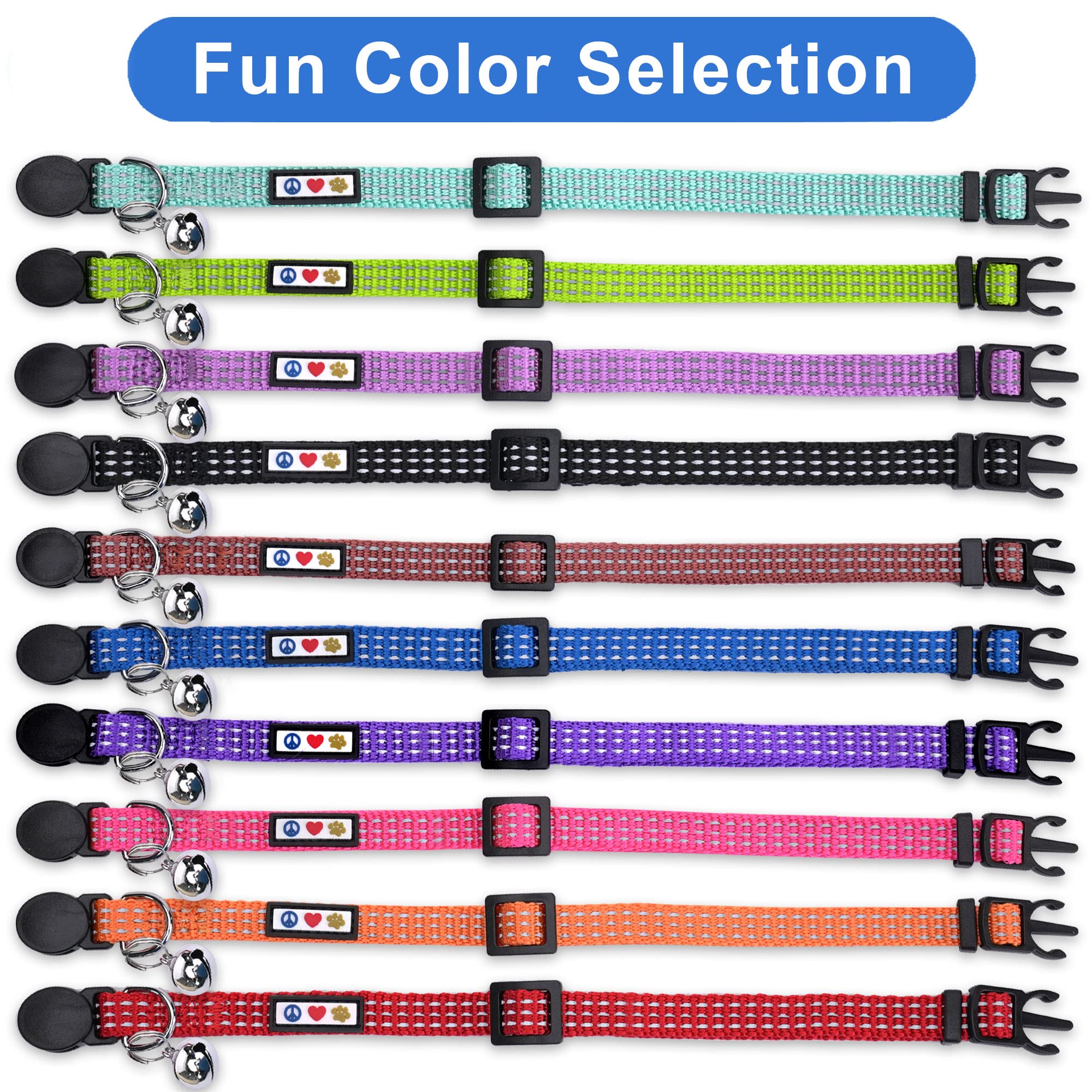 Pawtitas collier bleu au design sportif et durable