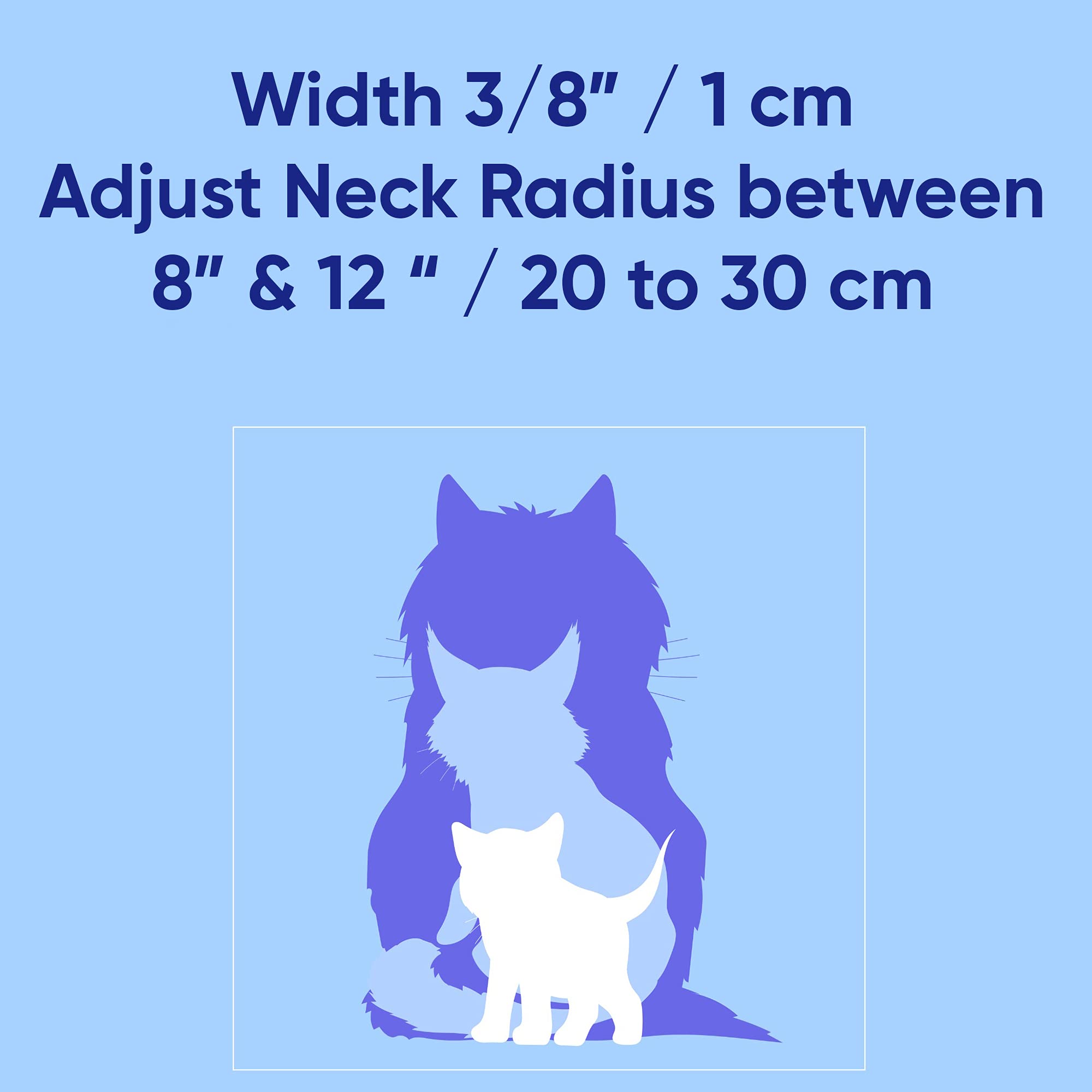 Pawtitas collier reflectif bleu pour utilisation en plein air