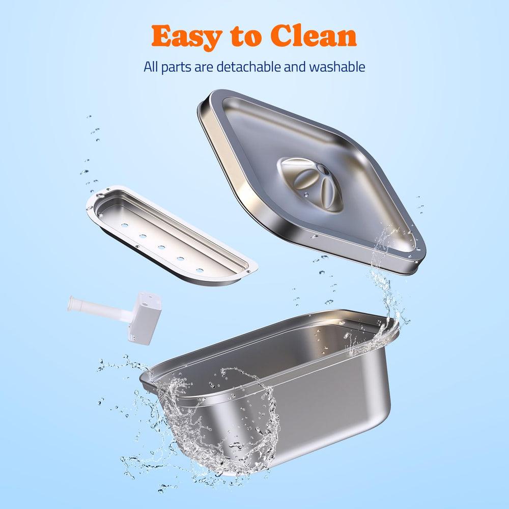 Design moderne et inox Pawtners pour une cuisine harmonieuse.