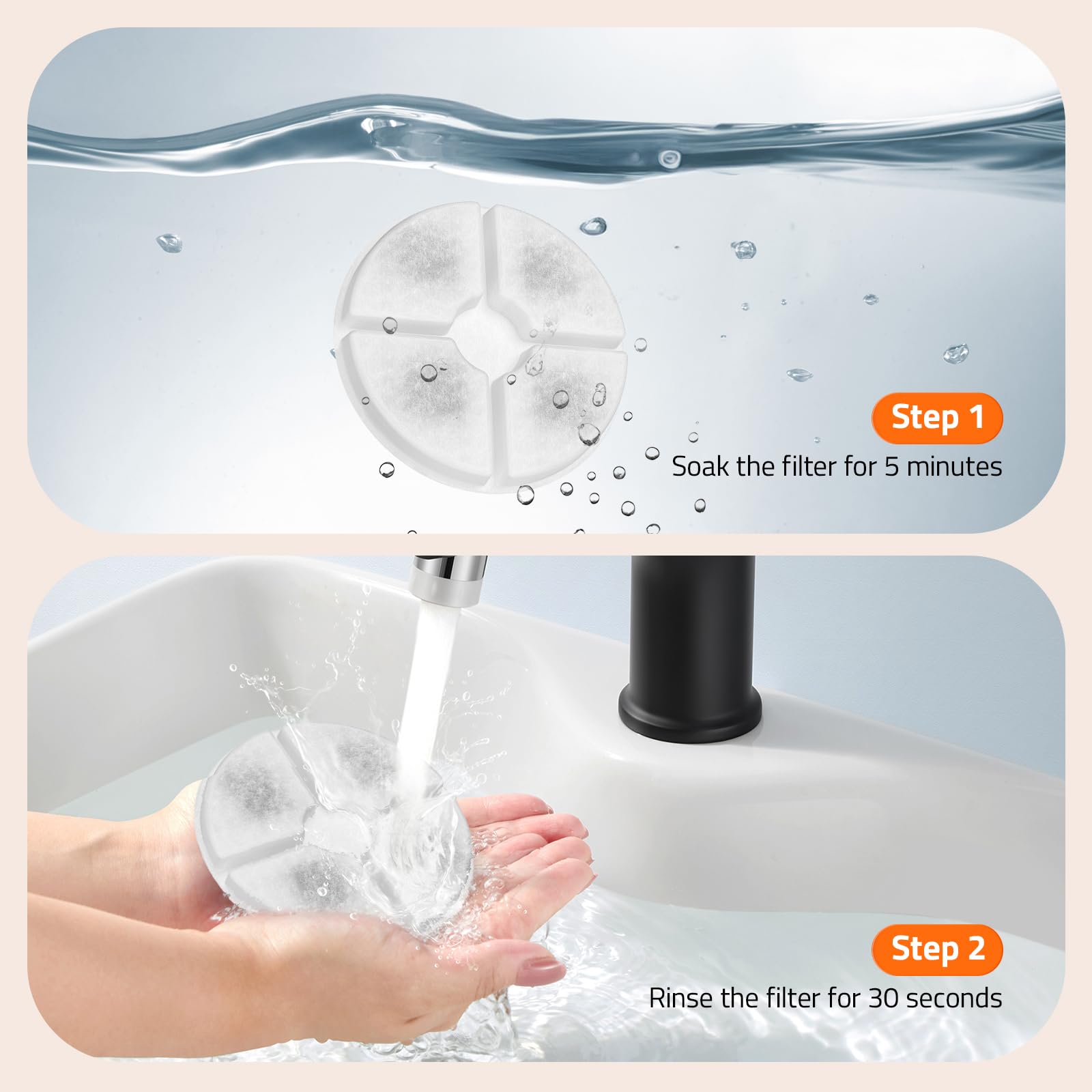 Pawtners eau propre – filtration multi‑étages améliore la clarté de l’eau.