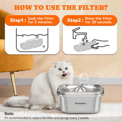 Filtration multi-matériaux Pawtners pour réduction des impuretés et odeurs.