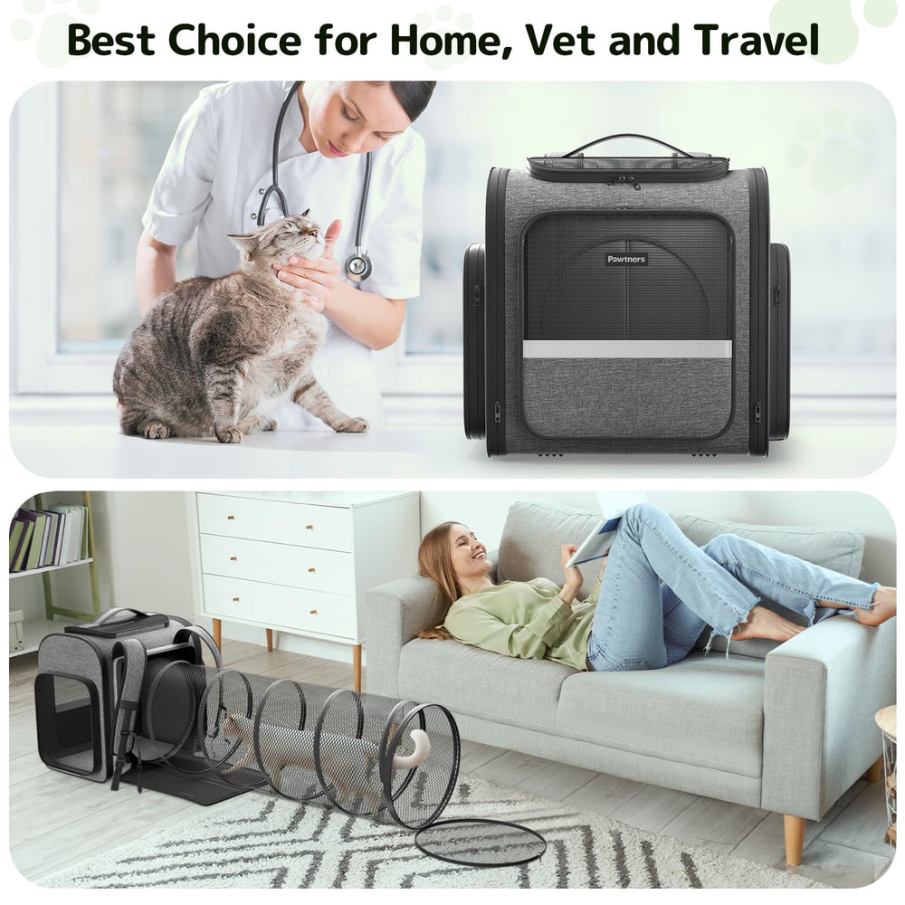 Pawtners sac-chat camping et voyage confortable