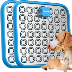 Pawtners tapis friandises en inox, durable et facile à nettoyer.