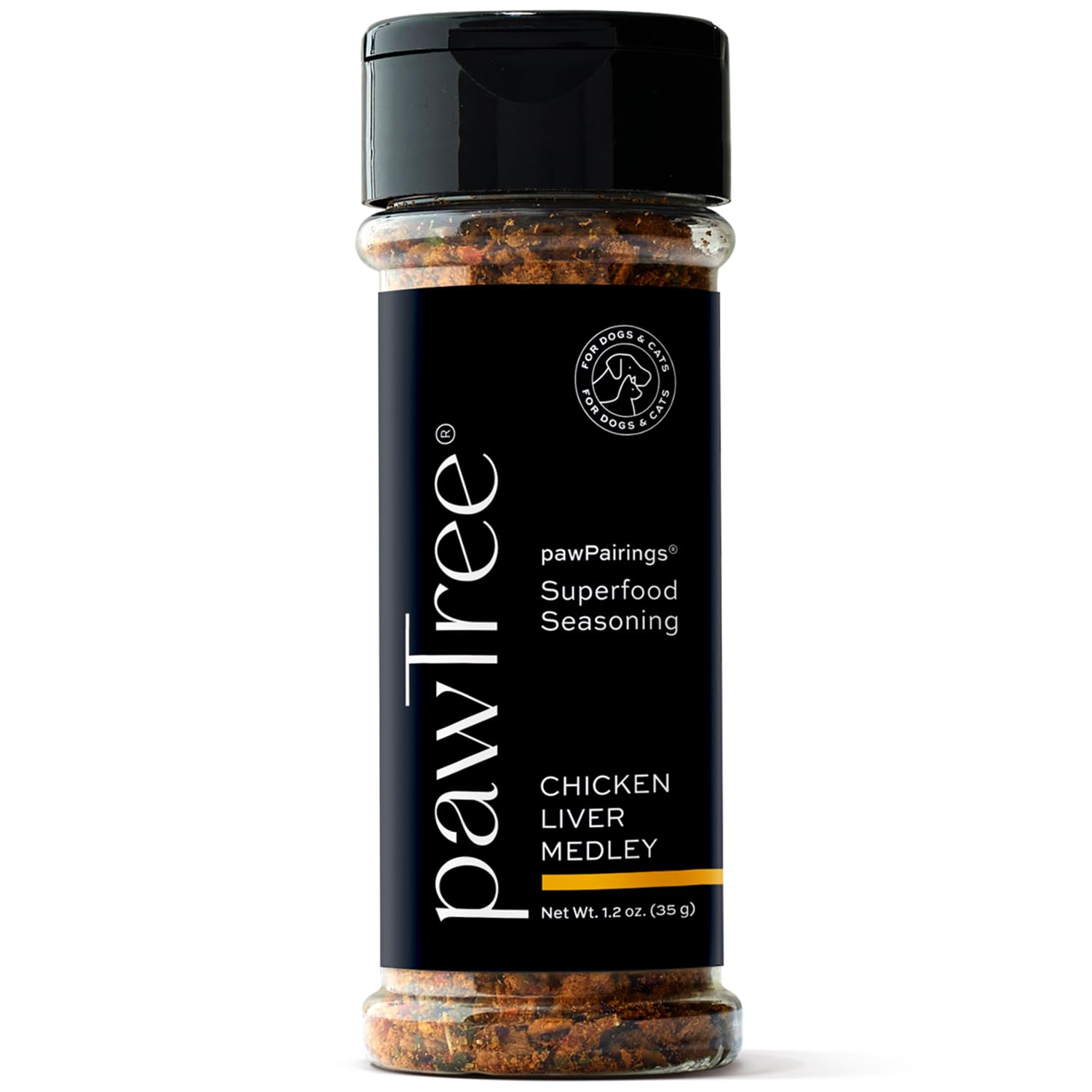 PawTree PawPairings: emballage clair et pratique pour l'ajout au repas.
