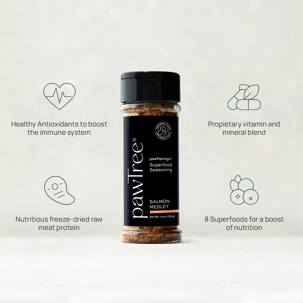 PawTree pawPairings garniture-repas croquettes – s’incorpore facilement au plat.