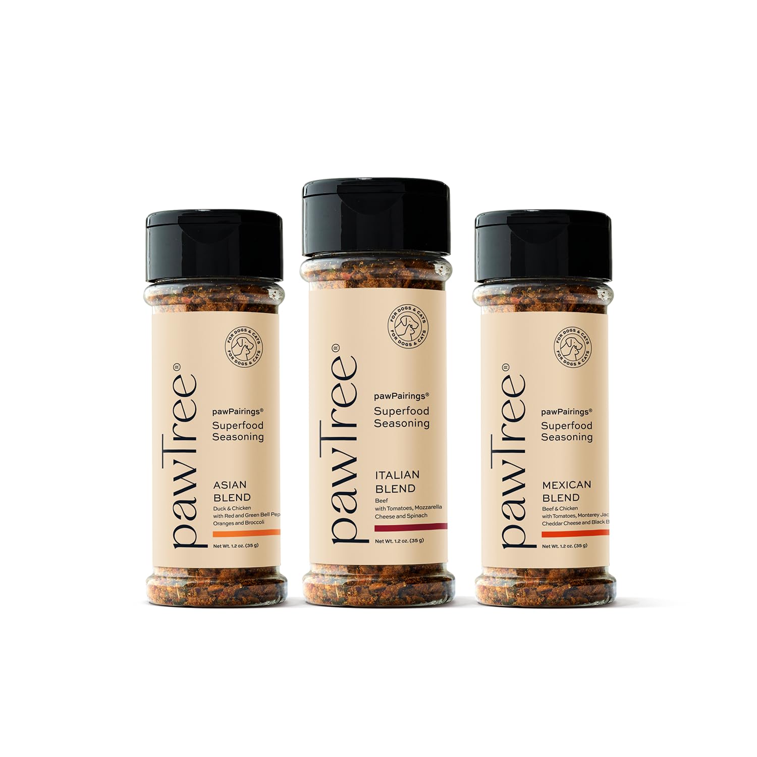 pawTree garnitures aromatiques en flacon — stimulent l'appétit des chiens et chats.