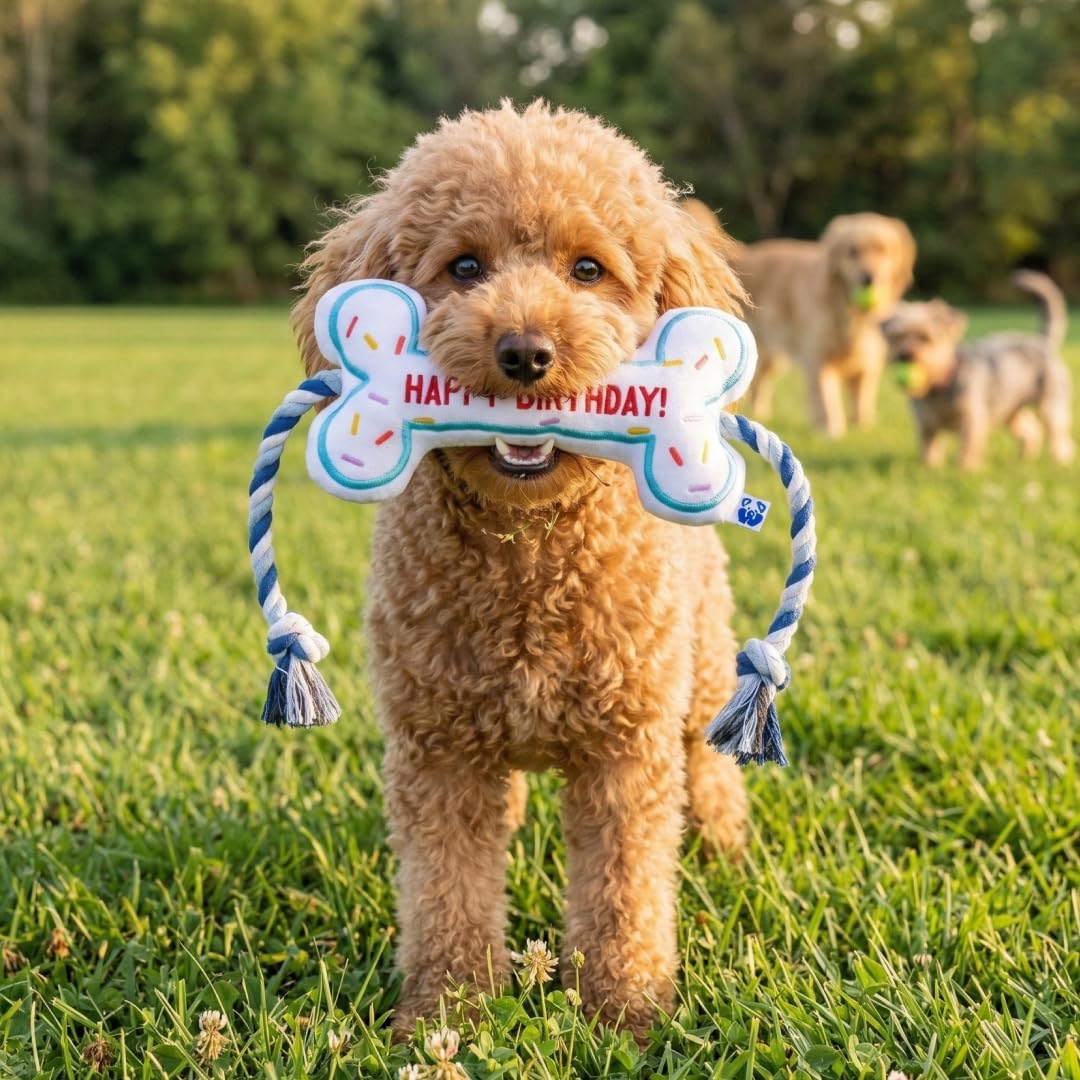 PAWTY Jouet doux et sûr, conçu pour mordiller sans danger.