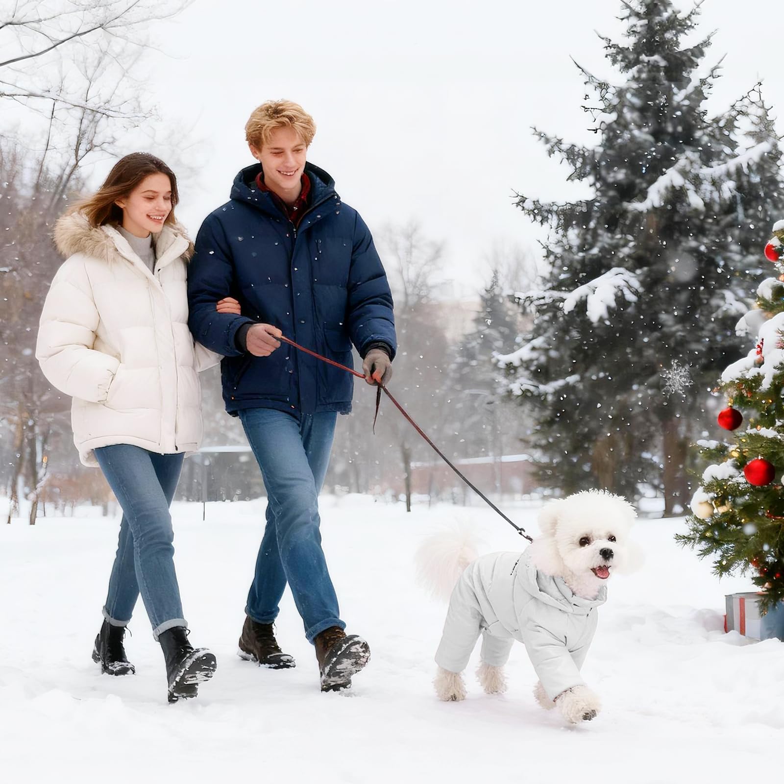Manteau PawUnion taille XL argent adapté aux chiens moyens à grands
