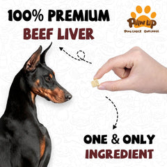 PAWUP arôme foie boeuf seche, saveur attrayante pour chiens.