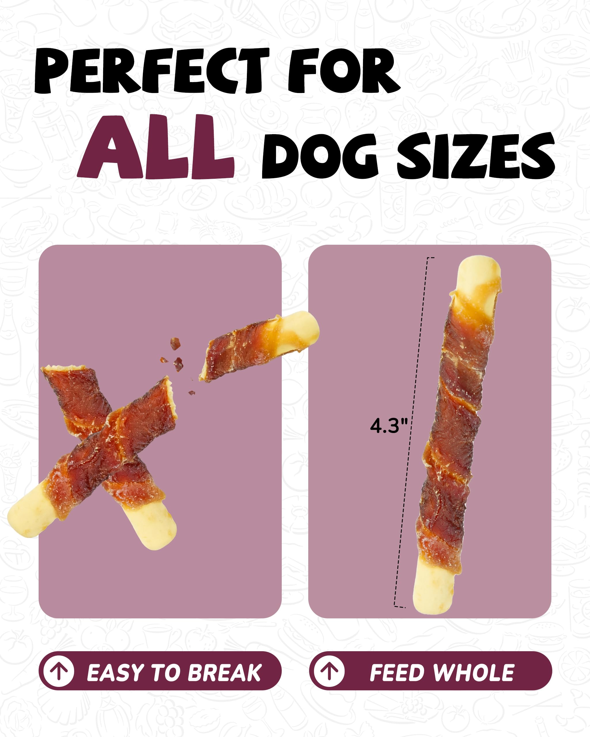 PAWUP biscuits-petits-chiens : taille adaptée pour petites mâchoires.
