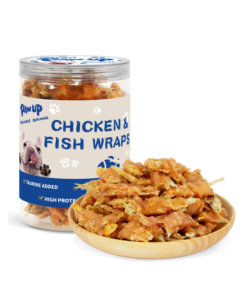 PAWUP croquettes poulet et poisson, snack protéiné pour chiens actifs