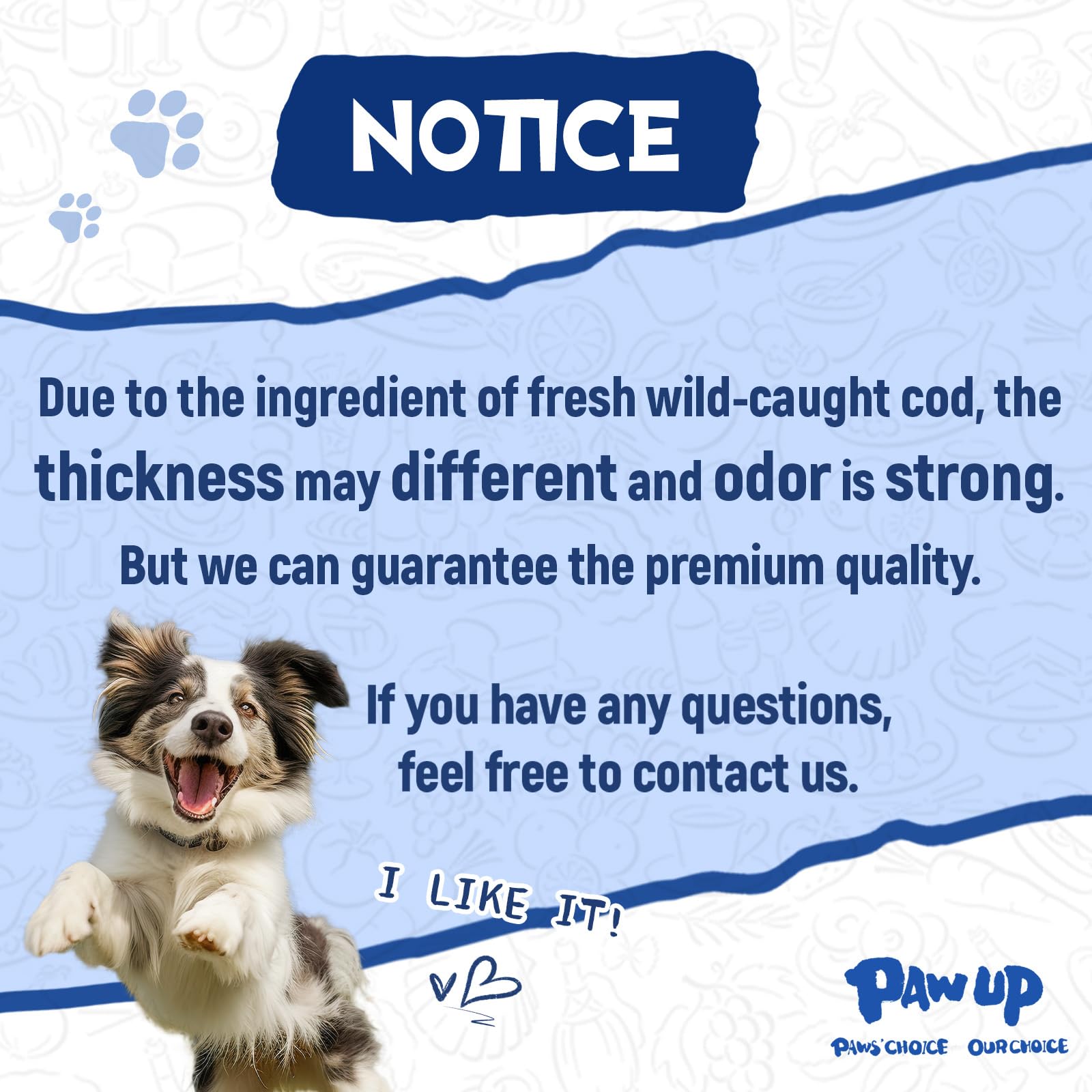 PAWUP emballage-8oz: sachet pratique pour les friandises quotidiennes et les sorties.