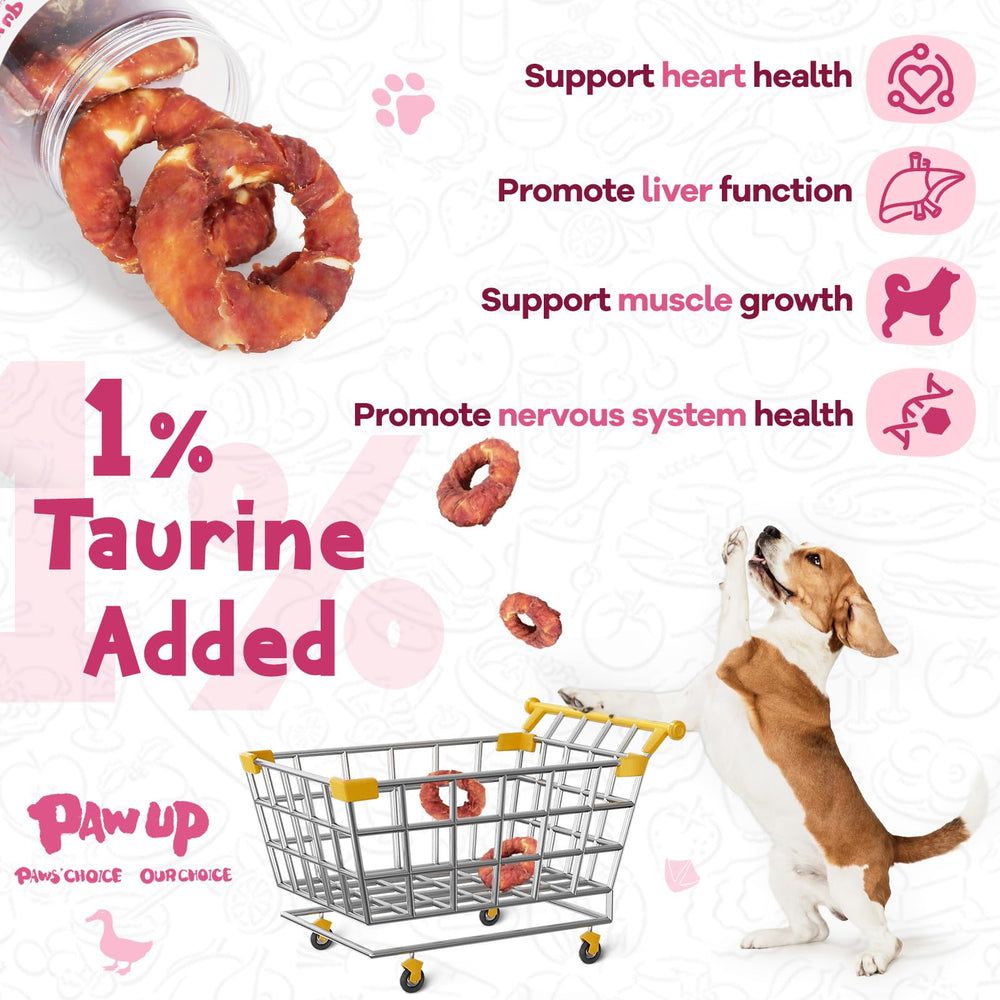 PAWUP friandise rawhide canard – texture naturelle et goût prononcé.