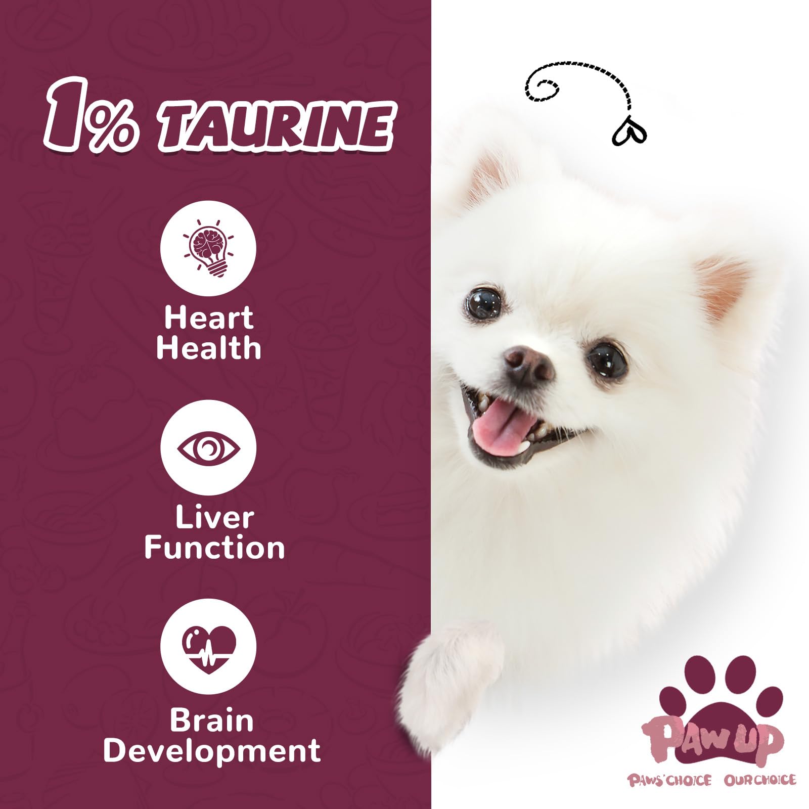 PAWUP Morceaux tendres pour chiens, faciles à partager et à mâcher durant les sessions.