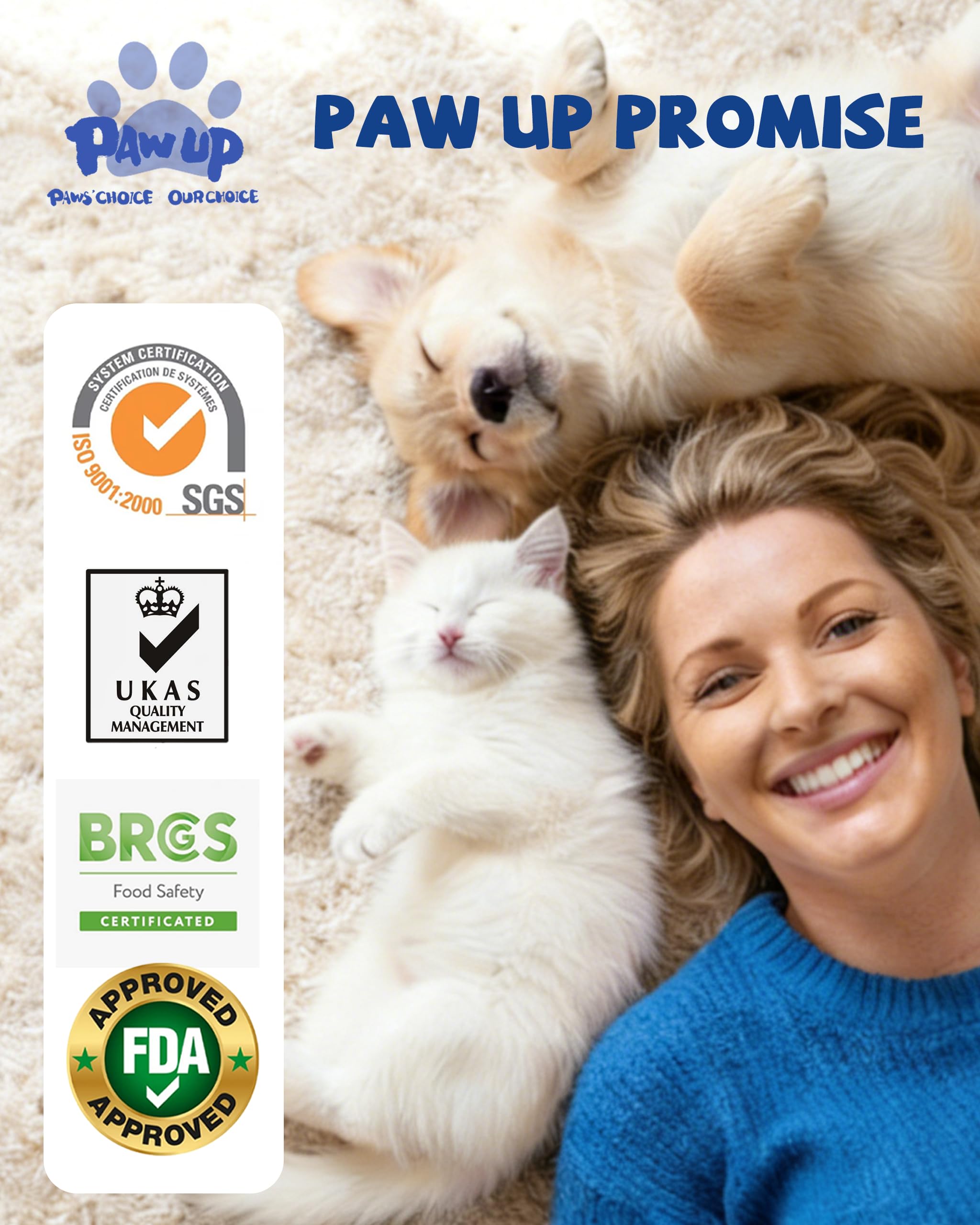 PAWUP vairons riches en oméga-3 pour un soutien nutritionnel naturel.
