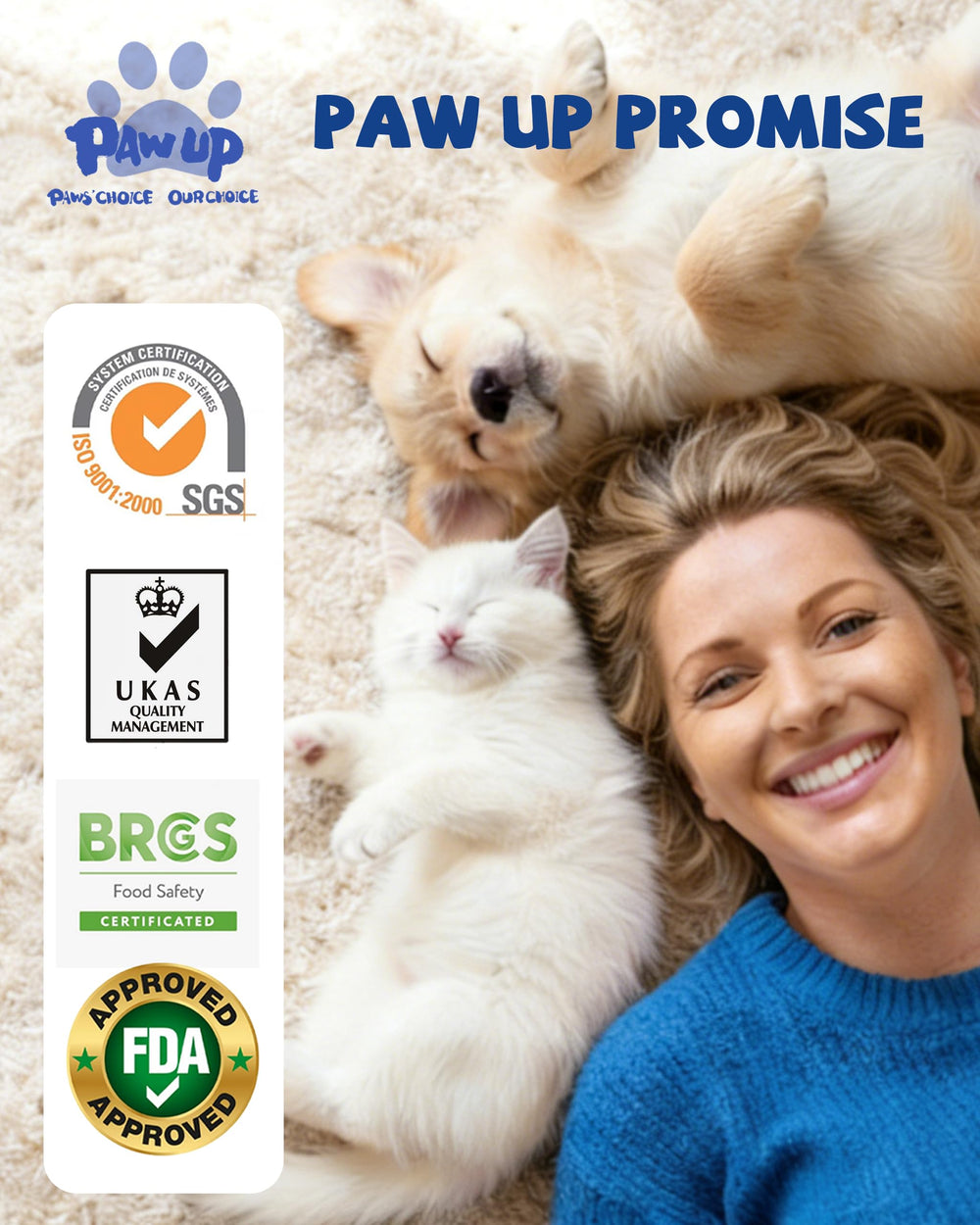PAWUP vairons riches en oméga-3 pour un soutien nutritionnel naturel.