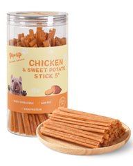 PAWUP poulet-baton-snack: récompense facile et appétente pour chiens de toutes tailles.