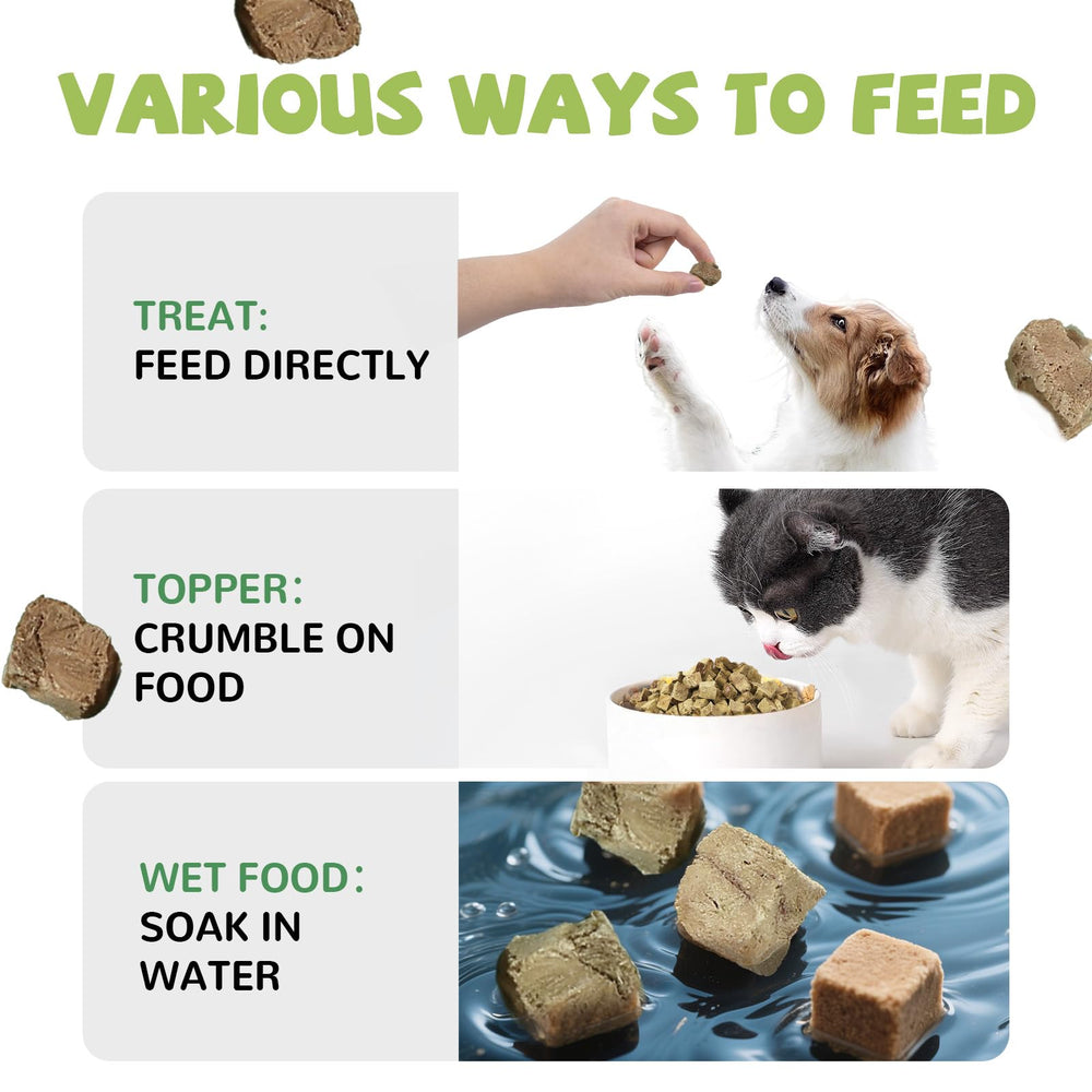 PAWUP récompense carnivores — parfait pour chiens et chats.
