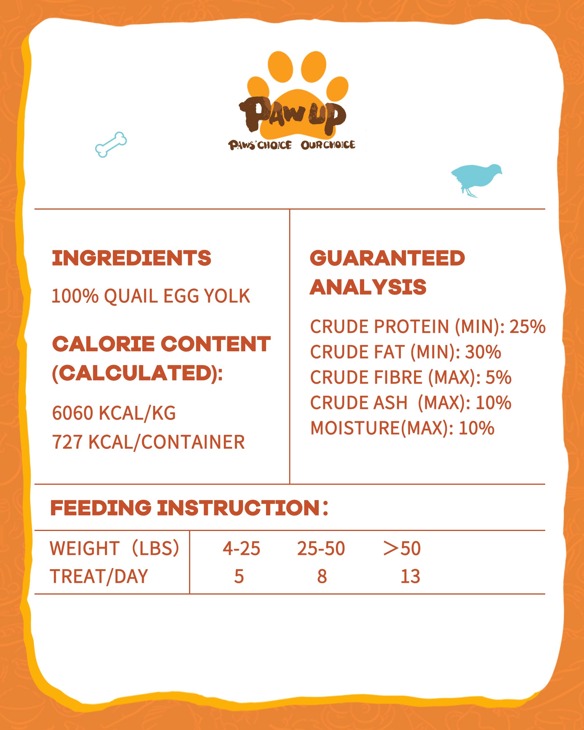 PAWUP - Idéal comme topping ou récompense pendant le jeu.