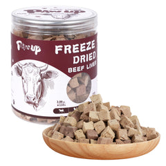 PAWUP friandise foie boeuf seche, récompense simple lors de l entrainement.