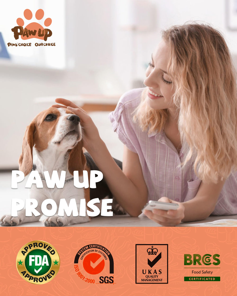 PAWUP saumon lyophilise – sans gluten, adaptée a divers regimes.