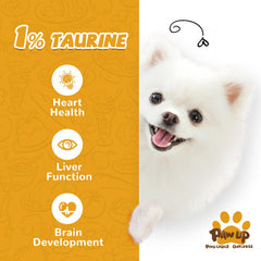 PAWUP taurine ajoutée, bénéfice potentiel pour le cerveau et le coeur