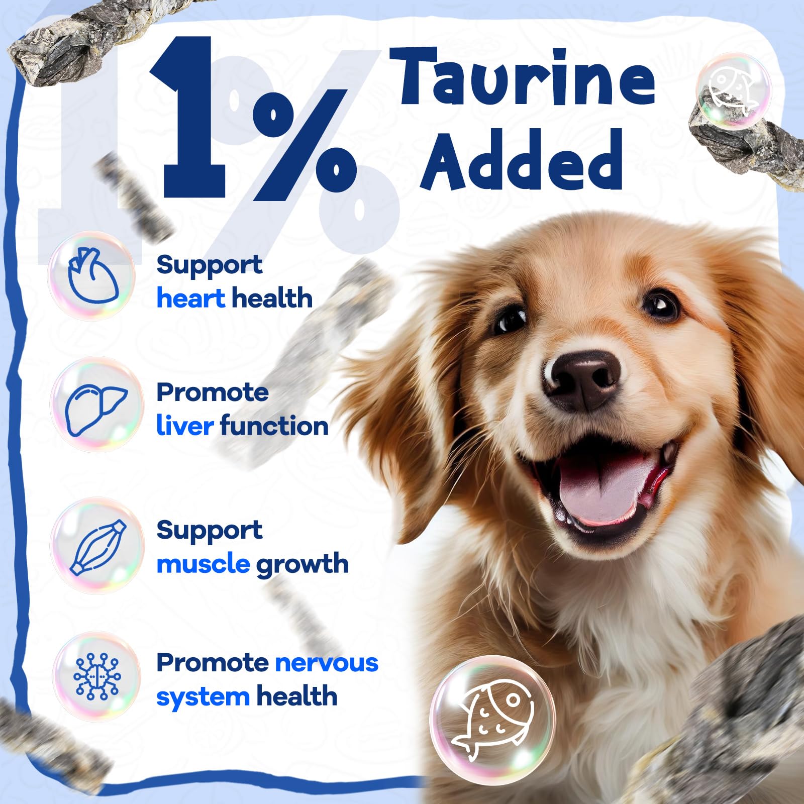 PAWUP texture naturelle — sans additifs, goût pur pour chien.