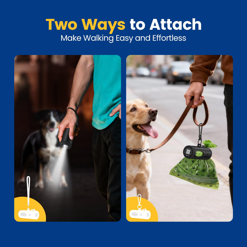 PawView attache-carabiner robuste pour fixation sur laisse ou sac