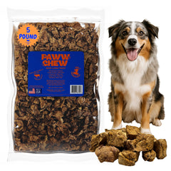 PAWW CHEW Poumon de bœuf en emballage, idéale récompense pour l'entraînement.